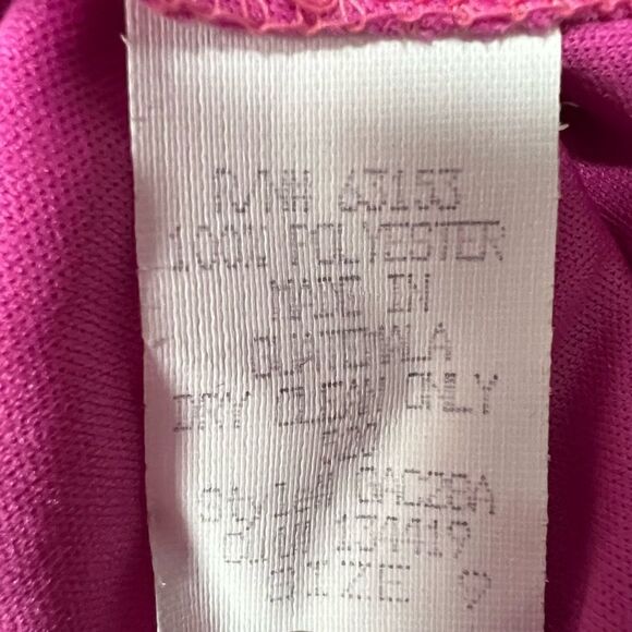 NWT vintage Y2K Rampage slip dress purple, pink, orange sheer floral print sz M - Picture 11 of 15